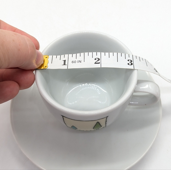 Truly Tasteful White Ceramic Tree Tea Cup & Saucer - Picture 9 of 9